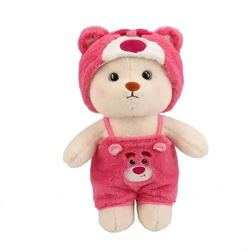 Gấu bông lena ngồi siêu đáng yêu  - thú nhồi bông lena gấu dâu sezi 30cm Thú Bông Toy Đồ Chơi 6
