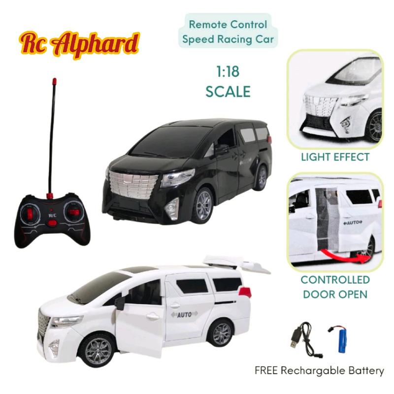 Mainan RC Mobil Remote Control Alphard pintu Automatis Buka Tutup mobil mobilan anak Lampu Baterai 1