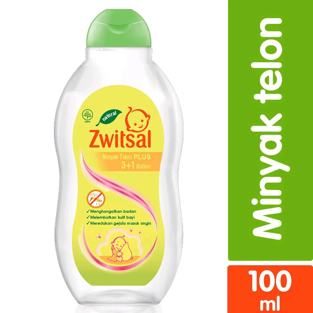 Zwitsal Minyak telon PLUS 3+1 action