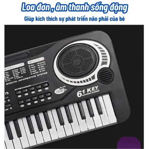 ĐÀN PIANO 61 PHÍM 2 LOA PHIÊN BẢN MỚI DÀNH CHO CÁC CON HỌC ĐÀN GIÚP TĂNG KHẢ NĂNG GHI NHỚ VÀ PHÁT TRIỂN TRÍ NÃO 4