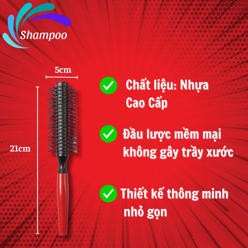 Lược tròn lược chaoba sấy tạo kiểu phồng uốn tóc cao cấp 1