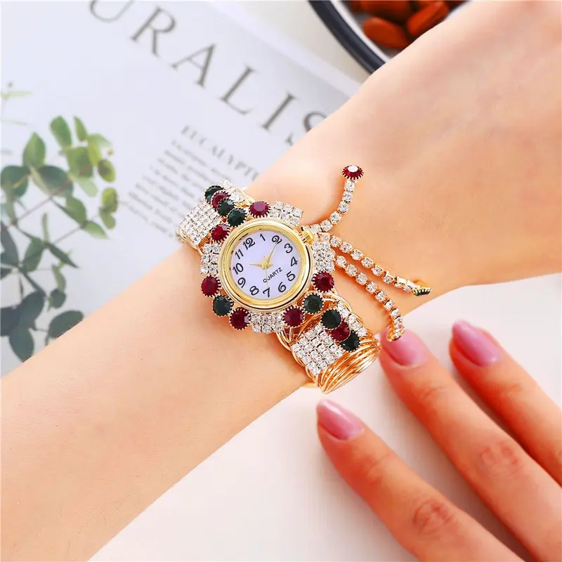 Jam Tangan Wanita Mewah Elegan Cantik Full Diamond Anti Karat & Luntur Tahan Air Model Terbaru 2025- JW3 Allready168 Watches 3