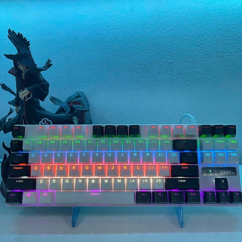 Bàn phím cơ Gaming K550 V4 Red Switch TKL 87 phím - Có hot-swap - Led Rainbow | BigBuy360 - bigbuy360.vn