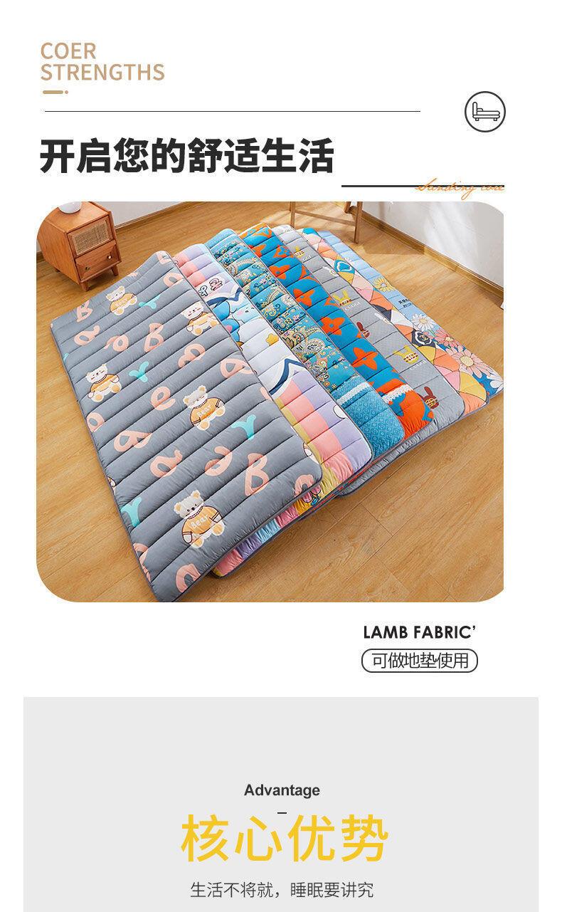 Product Introduction of Thickened student mattress, moisture-proof, foldable tatami, non slip bed mat, bunk bed, single and double dormitory 2