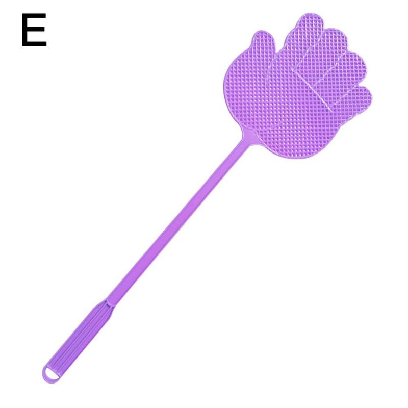 Product Introduction of 1/6 Creative Palm Fly Swatter Manual Model Plastic Fly Swatter Mosquito Swatter Lengthened Thickened Large Anti-mosquito Swatters 34