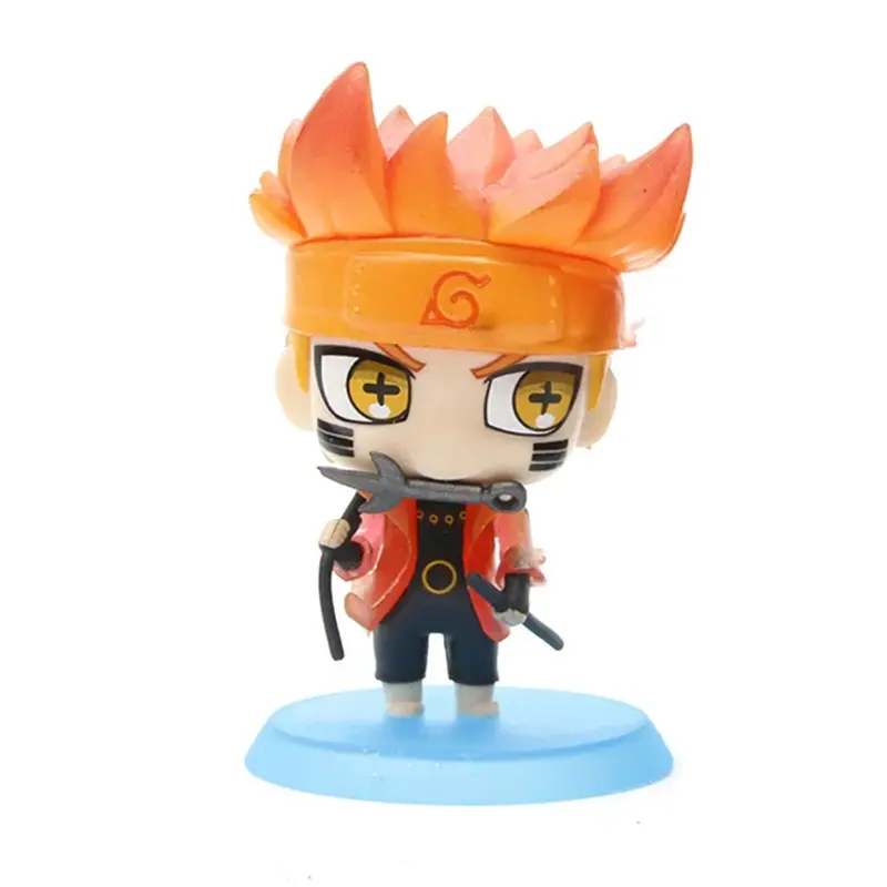 Bộ Đồ Chơi Mô Hình Naruto, Chủ Đề Anime Uzumaki Naruto Và Uchiha Sasuke, Mô Hình Hành Động, Làm Bằng PVC, Tượng Nhỏ Đồ Chơi Sưu Tập Toy 7