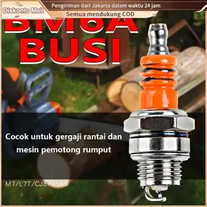 Busi Iridium Mesin 2 tak Potong Rumput Chainsaw BM6A