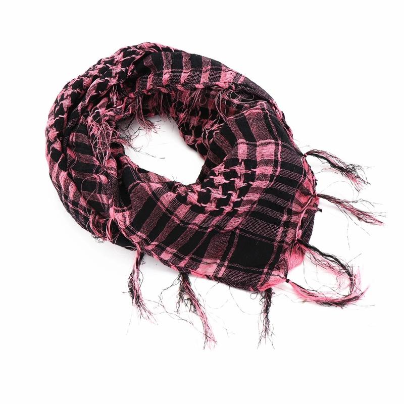 Khăn quàng cổ sa mạc Ả Rập, Unisex, Nhẹ, Khăn Quàng quàng cổ Chiến Thuật mềm mại, Thích hợp cho nam và nữ, Khăn choàng Turban, Thích hợp cho chơi Airsoft, có viền, Màu kẻ sọc 5
