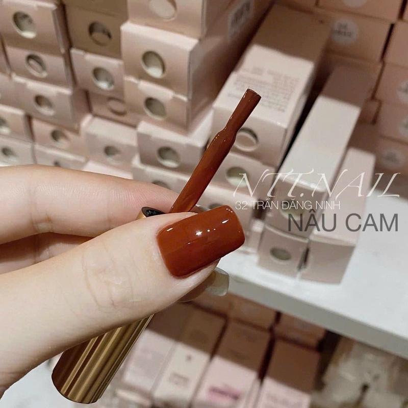 Sơn gel màu nâu cam 080- phụ kiện trang trí nail Nữ