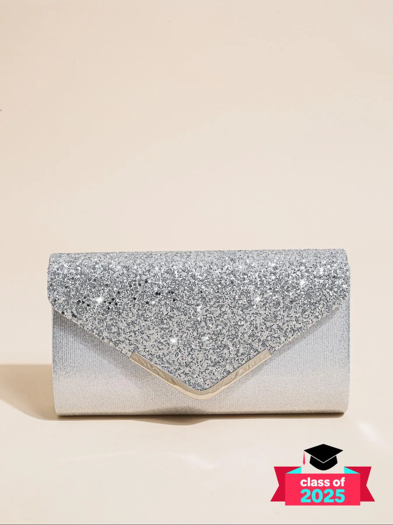 Women's Elegant Glitter Evening Bag, Exquisite Sequin Clutch Purse, Bling Envelope Bag, Trendy Chain Strap Crossbody Bag for Wedding & Party