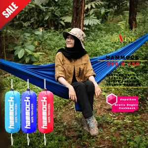 hammock single layer 250 x 150 cm ayunan gantung camping single 250 cocok untuk bersantai