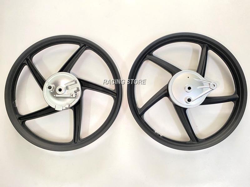 MÂM-VÀNH ĐÚC 5 CÂY 2 THẮNG ĐÙM KIỂU RS100 (2 PHANH CƠ) GẮN RS 100, WAVE100 , WAVE ALPHA, FUTURE 1 ,WAVE.ZX... Phụ Tùng Phụ Kiện