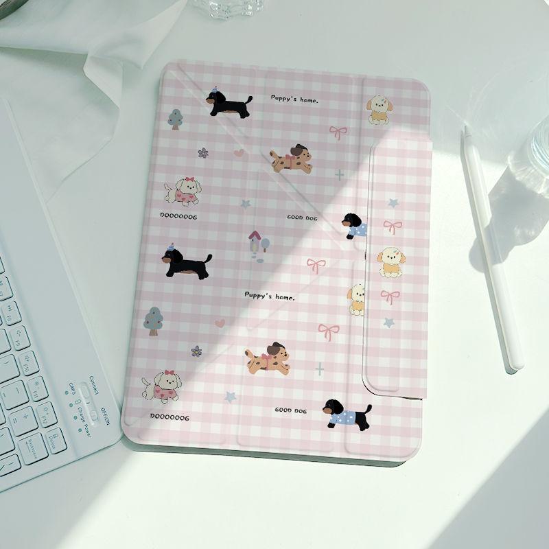 เคสป้องกัน iPad รุ่นใหม่สำหรับ 10 Gen Y พับเก็บได้พร้อมช่องเสียบปากกาสำหรับ Gen11 2025 A16 Air6 11 น