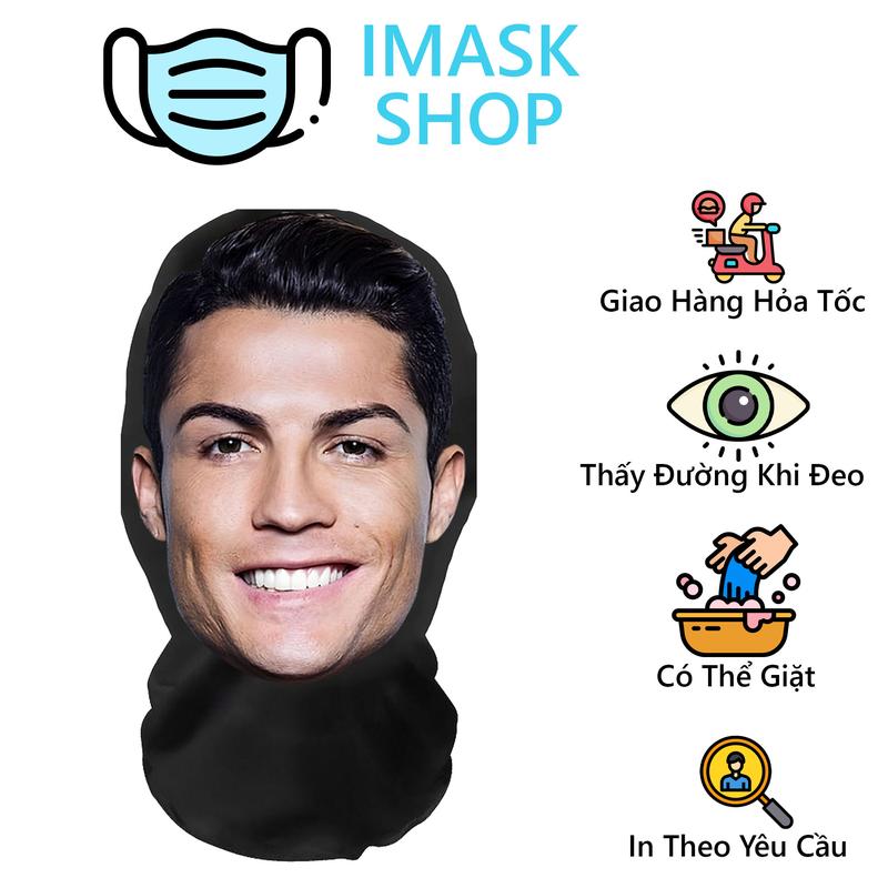 Mặt Nạ Hình Ronaldo Biểu Cảm Vui Vẻ Hài Hước Troll Troll Việt Nam Dành Cho Cả Nam Và Nữ Đeo Thoải Mái Có Thể Giặt Và Tái Sử Dụng Nhiều Lần Phụ Kiện