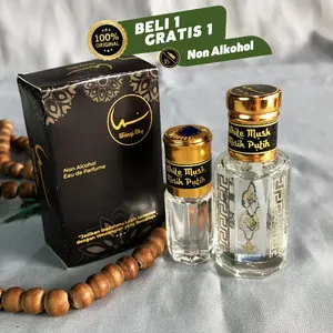 [BELI 1 GRATIS 1] Minyak Wangi Misik Putih Asli Kental Wangi Tahan Lama
