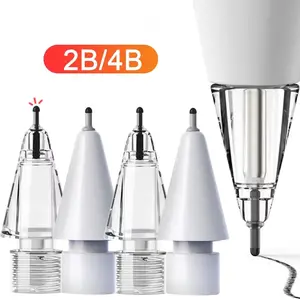 Replace Pencil Tip for IPad Pencil 1/2 Silent Nib Second Generation 1St 2nd New Wear-resistant Non-slip Stylus Pen Nibs