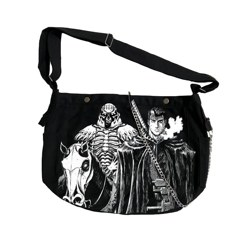 Túi Đeo Chéo Guts Berserk học tiết Manga Canvas Bag Đeo Vai tuideo cheonam túi đeo