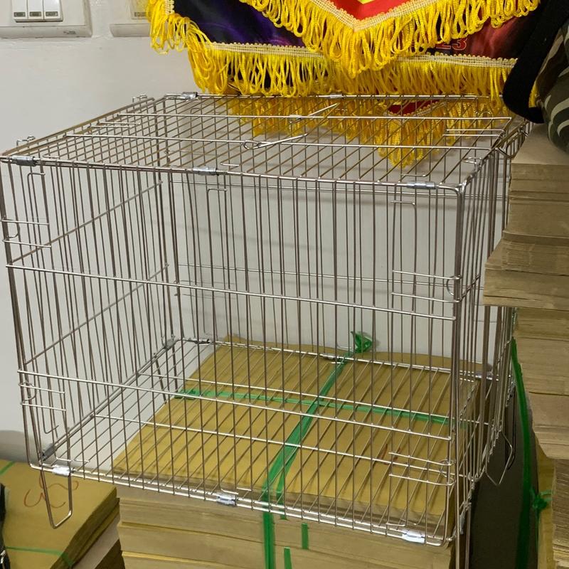 Lồng tắm inox 30x40 Thái An - KHÔNG CÓ khay và cầu đi kèm - lồng tắm chim chào mào - Phụ Kiện Chim Cảnh - Thương Hiệu Thái An