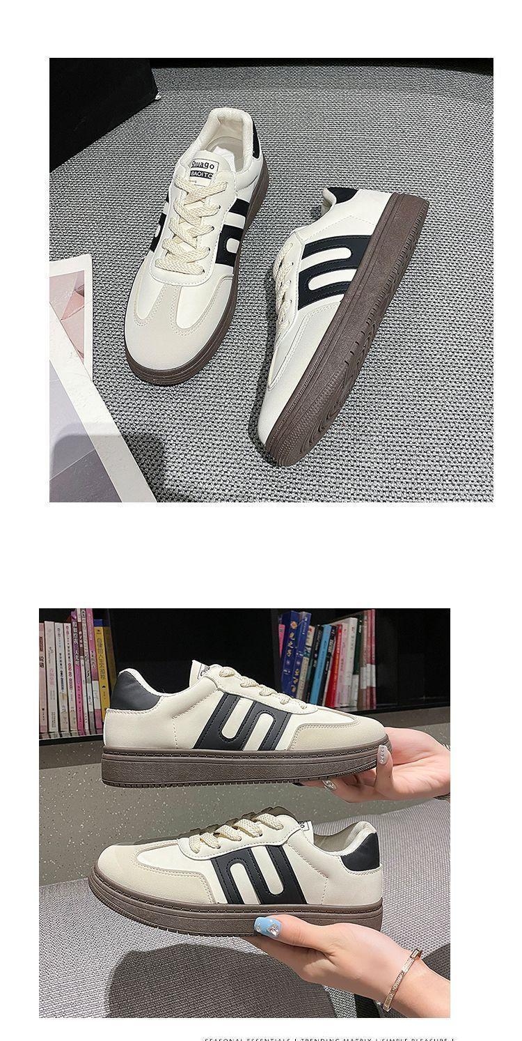 Product Introduction of Spring and Autumn Popular Sports Board Shoes Fashionable All-Matching Retro White Shoes German Training Shoes Casual Cortez Women's Shoes 13