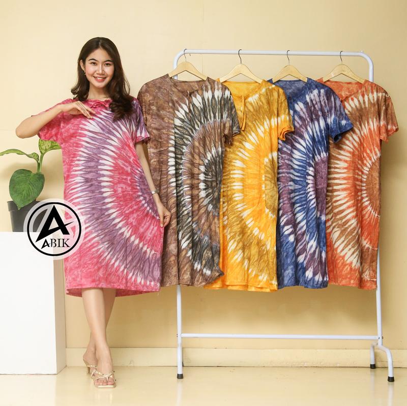 Paket 5pcs Daster Kaos Non Busui Leher Tali Batik Standar Wanita Dress Paket 5pcs Daster Kaos Non Busui Leher Tali Batik Standar Wanita Dress