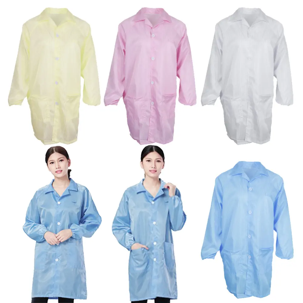 Áo Khoác Lao Động, Có Cúc, Thích Hợp Mặc Đi Làm