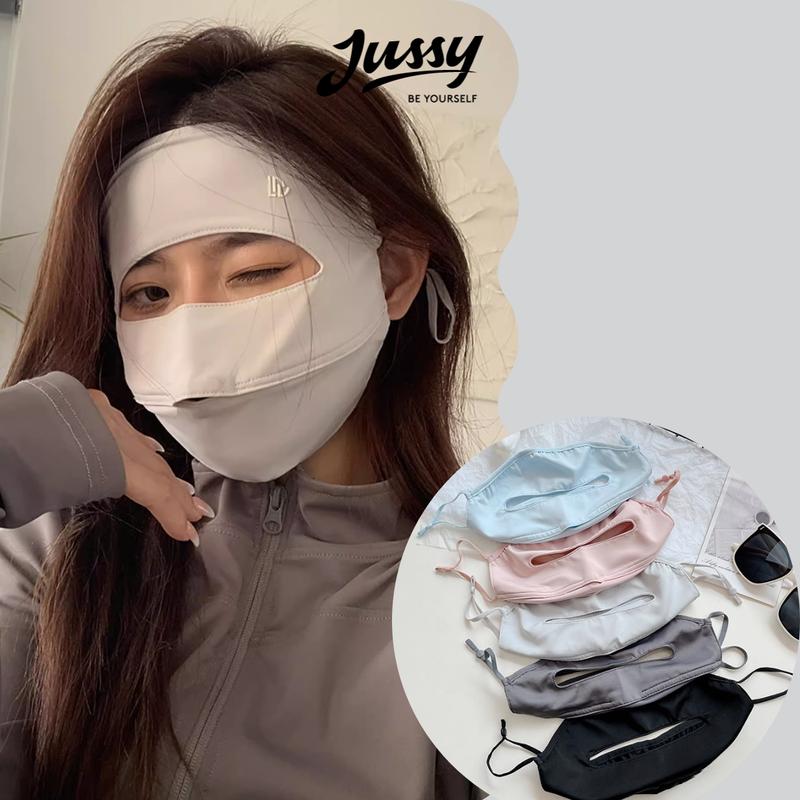  Khẩu Trang Che Full Đầu Mặt Cổ JKT02 Jussy Official Chất Vải Thun Lạnh Chống Tia UV UPF50+ Chống Đau Tai Unisex Phụ Kiện Nam Accessories 