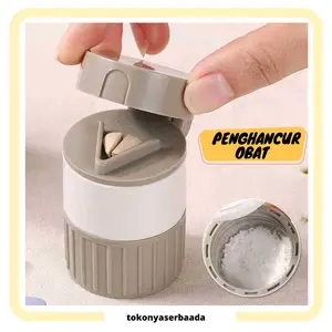 TSA PENGHANCUR DAN PENGGERUS OBAT 4 IN 1PRAKTIS TEMPAT PENYIMPAN PIL