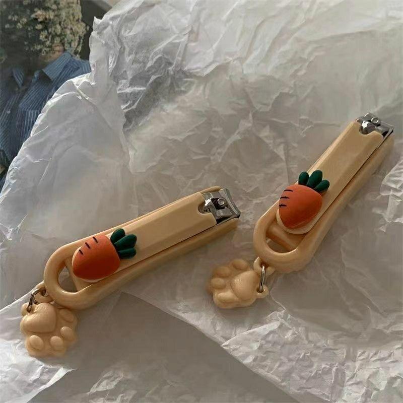 Dụng Cụ Bấm Móng Tay Cà Rốt, Thiết Kế Dễ Thương, Ins Giá Trị Cao, Thích Hợp Cho Phụ Nữ Và Trẻ Em Gái, Dụng Cụ Bấm Móng Tay, Năm 2025, Dụng Cụ Bấm Móng Tay Cao Cấp 2