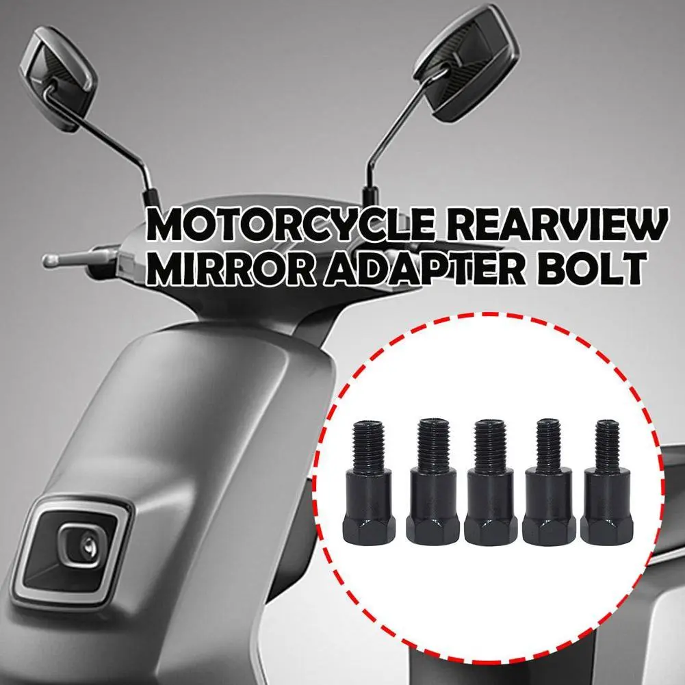 32mm Long Electric Car Rearview Mirror Heightening Screws Motorcycle M10 M8-8 Positive And Negative Thread Transfer Canopy Heightening