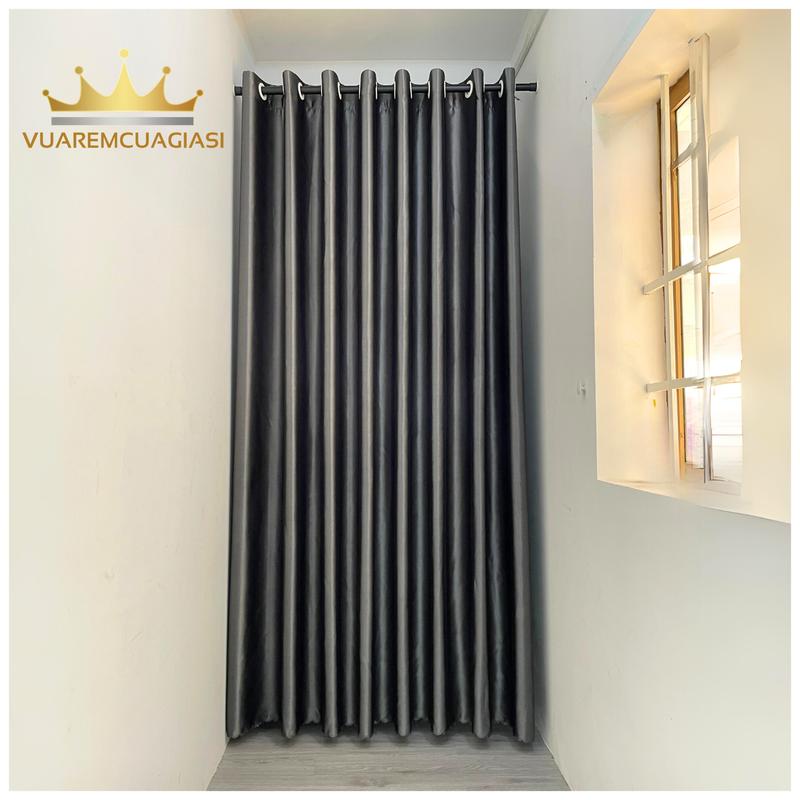 Rèm cửa sổ rèm cửa chống nắng chất liệu cao cấp nhiều màu sắc, may đục lỗ, rido, dán tường để lựa chọn vuaremcuagiasi