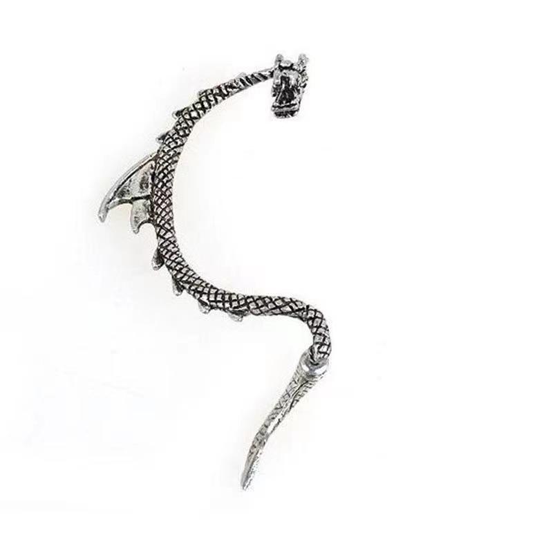 Fashion Flying Dragon Earrings Ear Clips Popular Punk Style For Girl Women Perfect Her Christmas gift 3