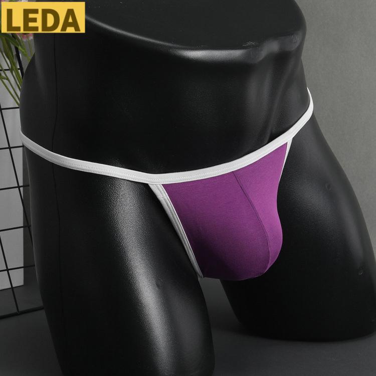 Đồ Lót Nam, Quần Lót T-Back Cạp Thấp, Chất Liệu Cotton, Thiết Kế Dây Đeo Tinh Xảo, Thích Hợp Cho Mùa Hè, Hàng Mới Về, Quần Sịp 1