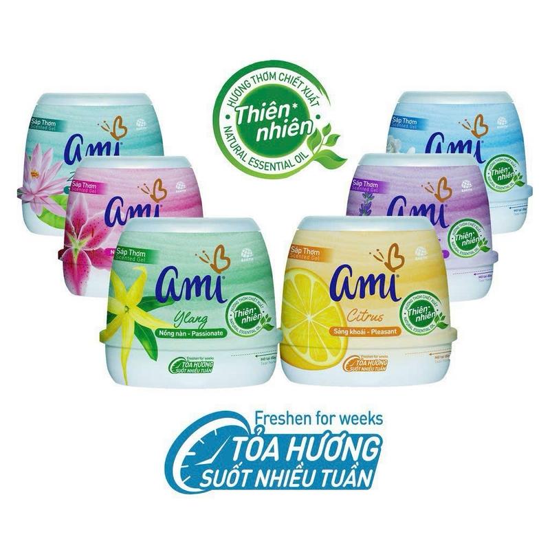 [ Combo 2 Cục] Sáp Thơm Ami 200g Phòng ngủ Dầu Thơm Phòng