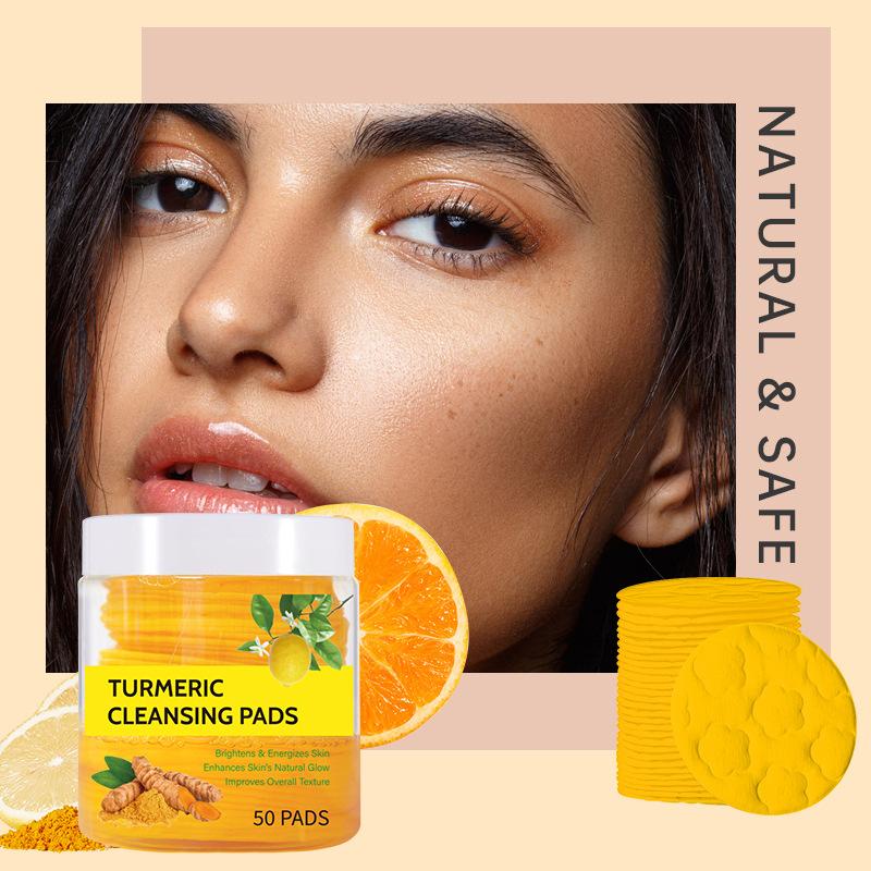 Product Introduction of Turmeric Cleansing Pads Turmeric Cleansing Pad Exfoliating Cleansing Facial Care Skincare Comfort 17