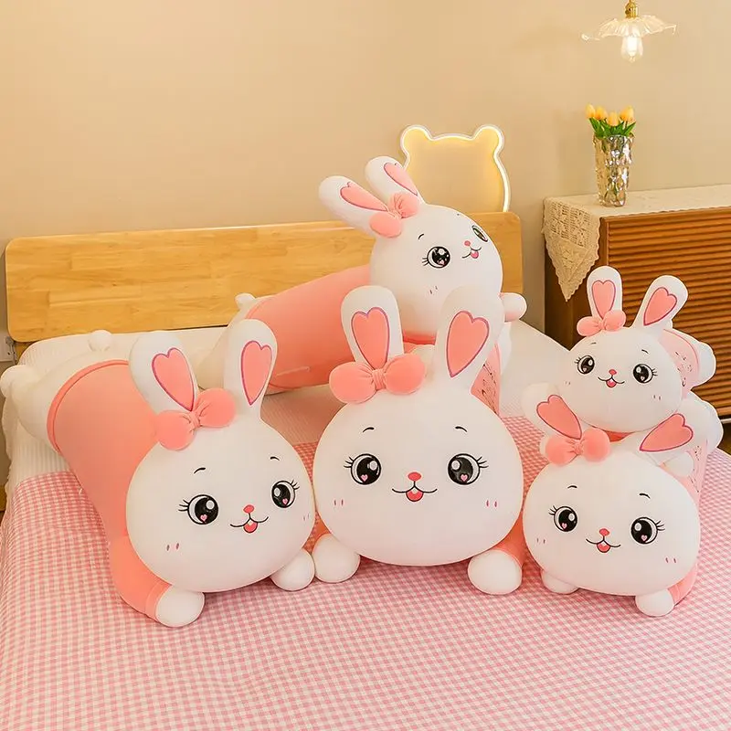 Gối Thỏ Nằm, Đồ Chơi Nhồi Bông Dễ Thương, Búp Bê Ragdoll, Gối Ngủ Dài, Quà Sinh Nhật, Thích Hợp Cho Bạn Gái 4