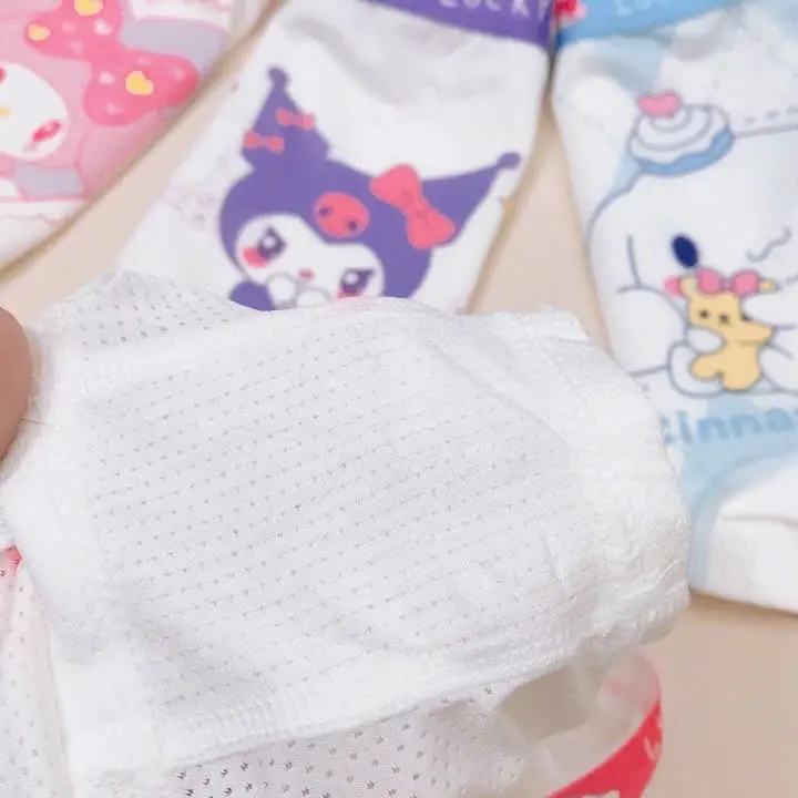 [Meri.Kids]-Set 4 Quần lưới thông hơi Melody,Cinnamoroll,Hello Kitty, chất liệu lưới lạnh kháng khuẩn, mềm mại, size 11-40kg 3