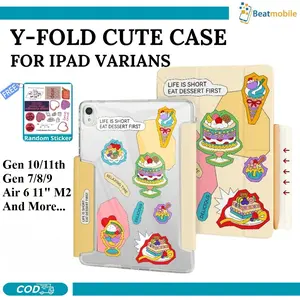 Case iPad Lucu Compatible for iPad  Gen 10/11th A16 Gen 7/8/9 10.2" Air 6/7 Pro 11 Inch Mini 6 A17 Pro Mini 7 Pro 11 Inch 2018/2022