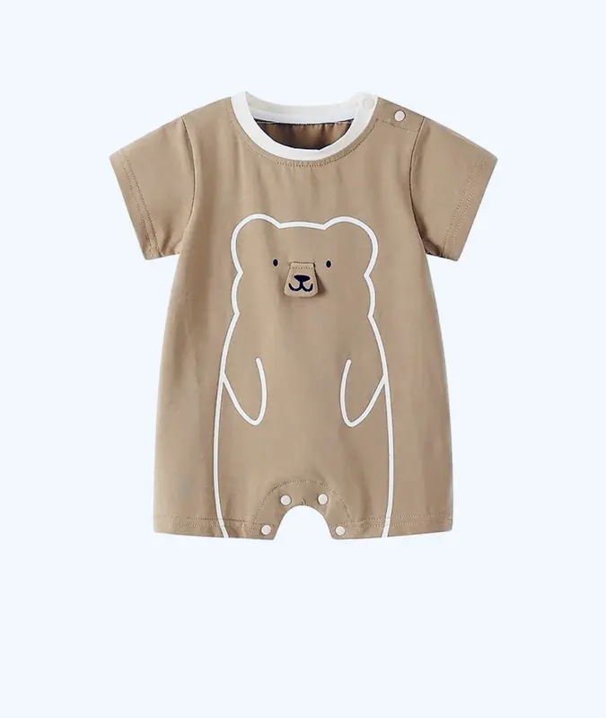 Body In Hình Dễ Thương cho Bé Sơ Sinh Từ 3-12kg. Chất Thun Lạnh Mềm Mịn Jumpsuit bososinh 2