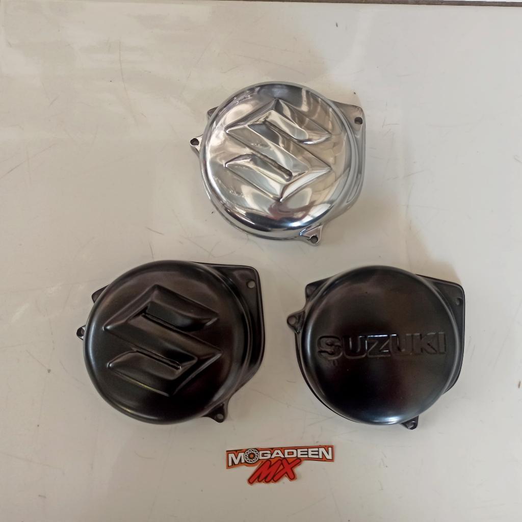 Tutup Magnet TS 125 Logo Suzuki Timbul *logo silver