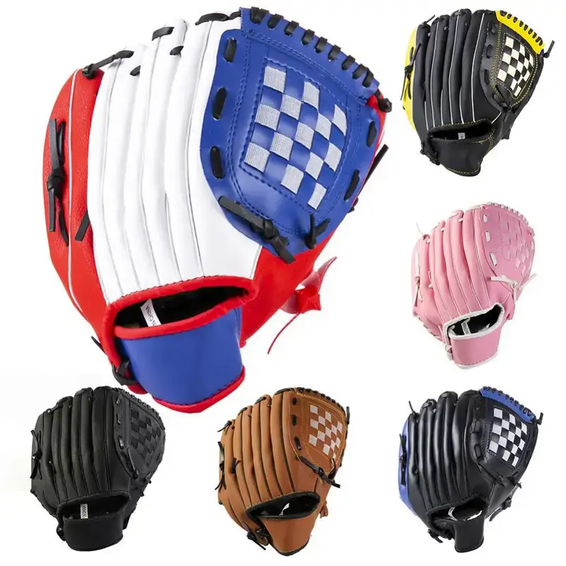 Outdoor Sports Youth Adult Left Hand Training Baseball Gloves Softball Training Equipment For Kids/Adults
