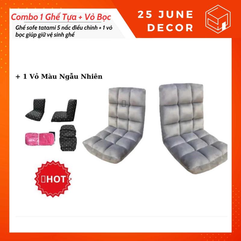 < COMBO GHẾ + VỎ GHẾ > Ghế Sofa Tatami Ngồi Bệt Nhiều Màu Lựa Chọn