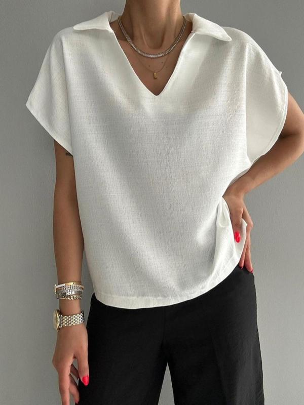 V Neck Plain Batwing Sleeve Sweaters V Neck Plain Batwing Sleeve Sweaters