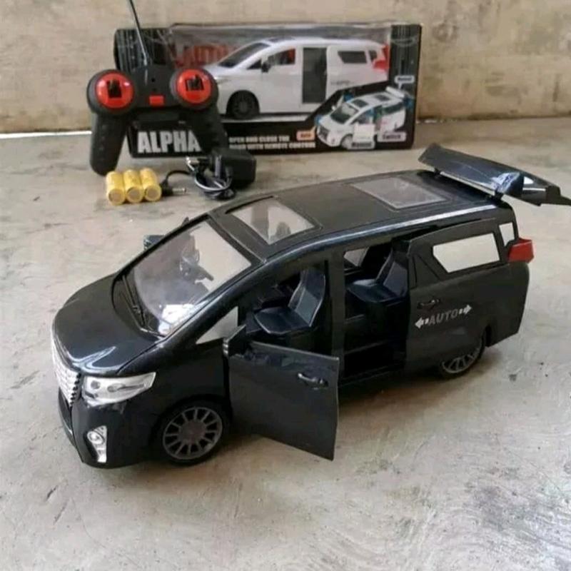 Mainan RC Mobil Remote Control Alphard pintu Automatis Buka Tutup mobil mobilan anak Lampu Baterai 5