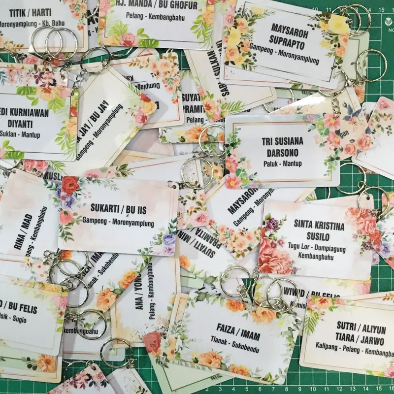 GANTUNGAN TAS - custom nama charm  tas 2