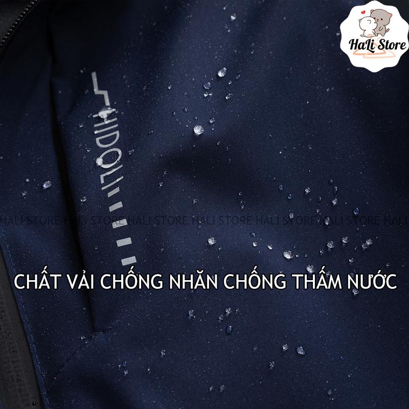 Áo khoác gió chống nước 2 lớp 2023, áo khoác gió đôi nam nữ Menswear Baggy áogió nam 1