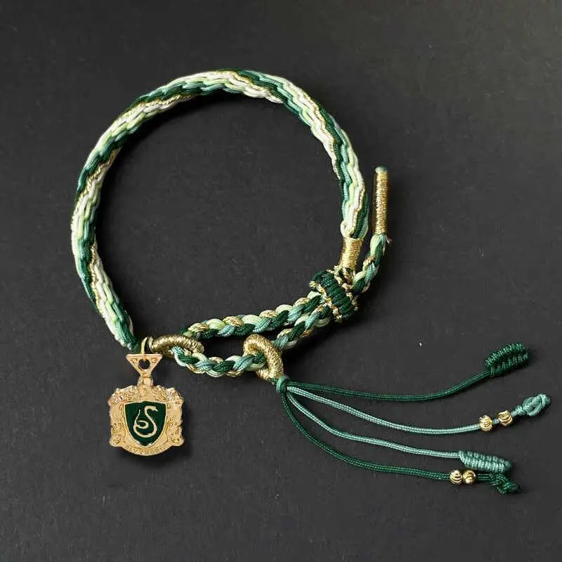 Vòng Tay Cặp Đôi, Harry Potter, Slytherin Lanfendo Và Thiết Kế Bracelet, Bốn Ấn Tượng Đại Học, Dây Đeo Mang Theo, Thích Hợp Làm Quà Tặng Bạn Gái Cặp Đôi