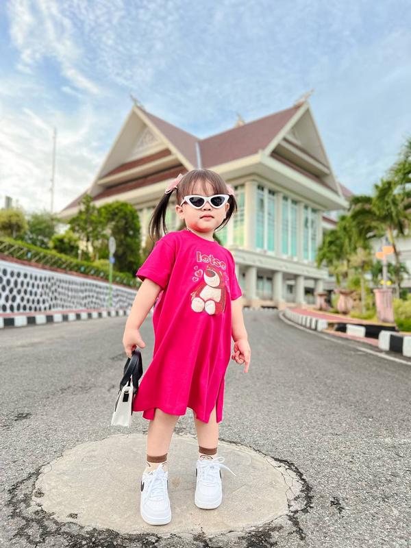 DRESS ANAK PEREMPUAN LUCU NFK KIDS 1-12th Combed Cotton 2