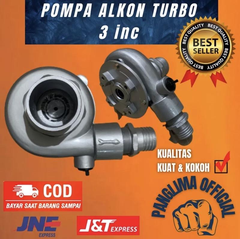 Product Introduction of Pompa Air Alkon Pompa Tambang Keong Turbo 3x2 inc GX 160 200, 270, 390, 420, 460 (Lobang As 25mm & 20mm Drat/Spi) 1