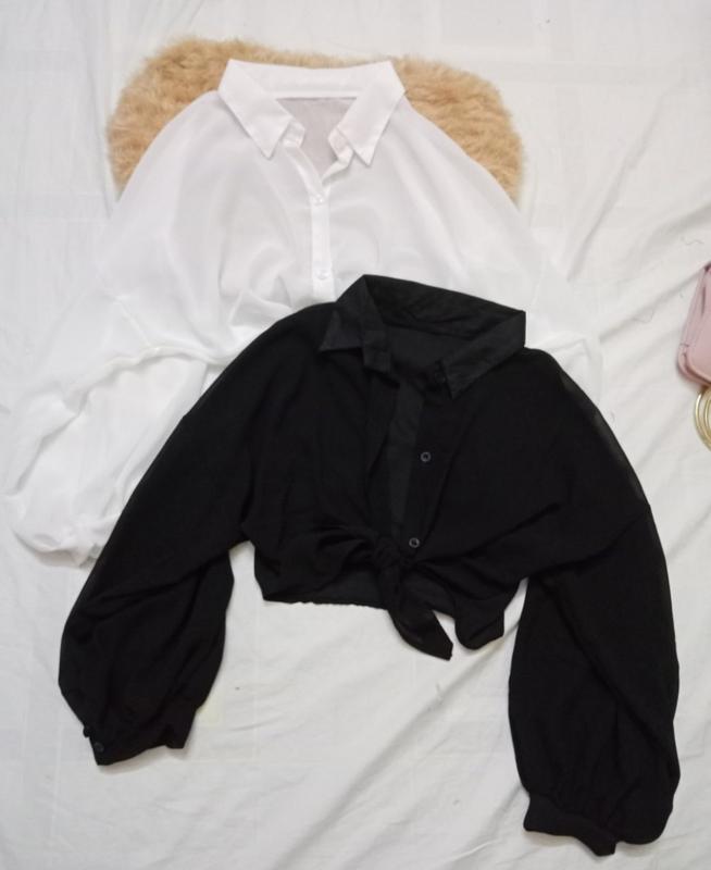 áo sơ mi cột eo siêu xinh cho phái nữ Top Cổ Tròn Women Shirt áo buộc vạt trước