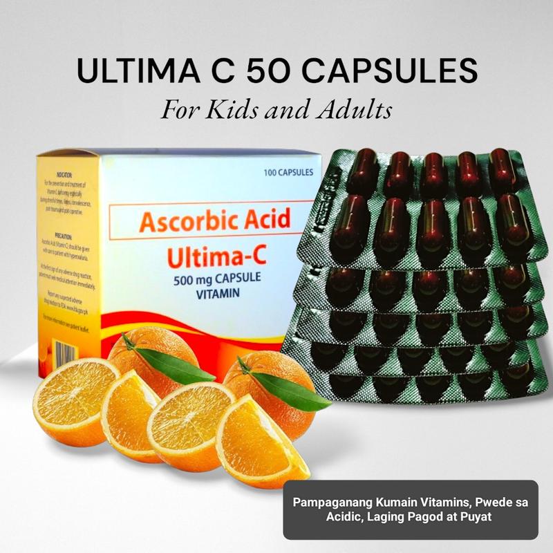 ULTIMA C Vitamins 50 capsules - 5 Blister Pack for Kids Teen - TikTok ...